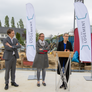 20 Pose de la 1ère pierre Beckerich