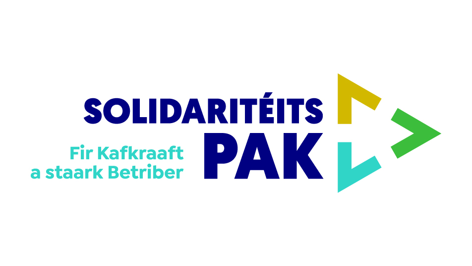 Logo en luxembourgeois du Pacte Solidarité "Solidaritéitspak"